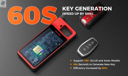 Autel MaxiIM KM100E Key Fob Programmer Immobilizer Tool Key Creation IMMO Learning Chip Read Write Cloning Frequency Detection Ai-TechWorld 