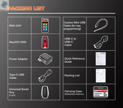 Autel MaxiIM KM100E Key Fob Programmer Immobilizer Tool Key Creation IMMO Learning Chip Read Write Cloning Frequency Detection Ai-TechWorld 