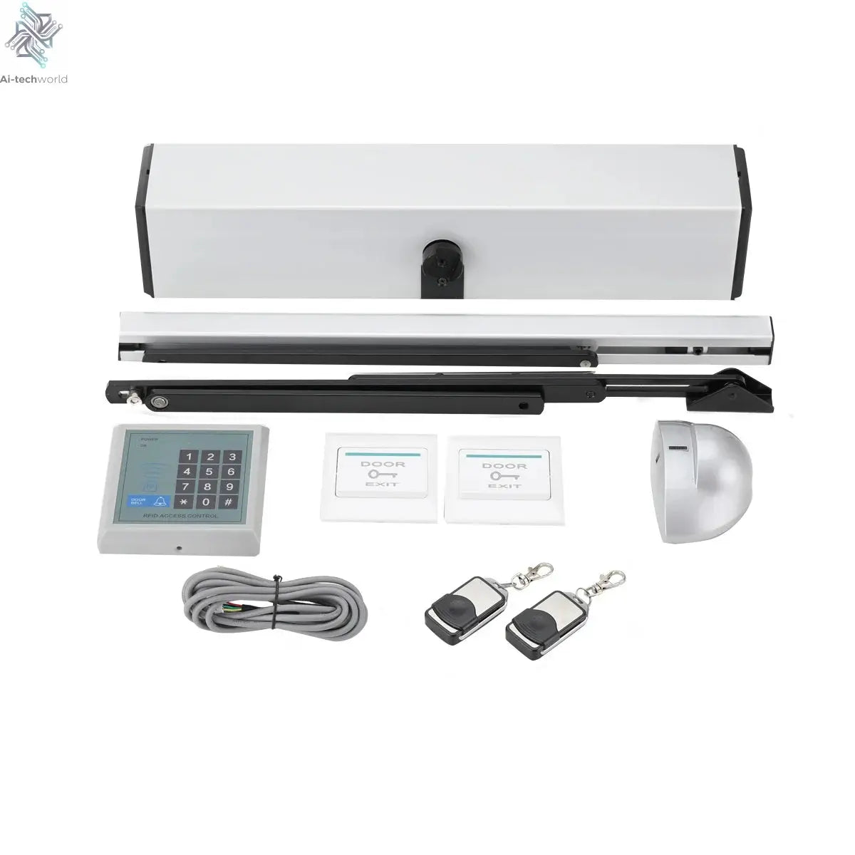 Automatic Swing Door Opener & Closer – Dual Remote Controls | Residential & Commercial Use Ai-TechWorld