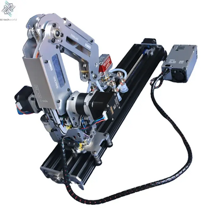 Automation Technology Multi Axis Robotic Arm Industrial Stepping Metal Manipulator For Arduino 2560 Robot DIY Kit with Suction Cup/Stepper Motor Claw Ai-TechWorld 