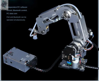Automation Technology Multi Axis Robotic Arm Industrial Stepping Metal Manipulator For Arduino 2560 Robot DIY Kit with Suction Cup/Stepper Motor Claw Ai-TechWorld 