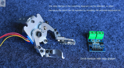 Automation Technology Multi Axis Robotic Arm Industrial Stepping Metal Manipulator For Arduino 2560 Robot DIY Kit with Suction Cup/Stepper Motor Claw Ai-TechWorld 