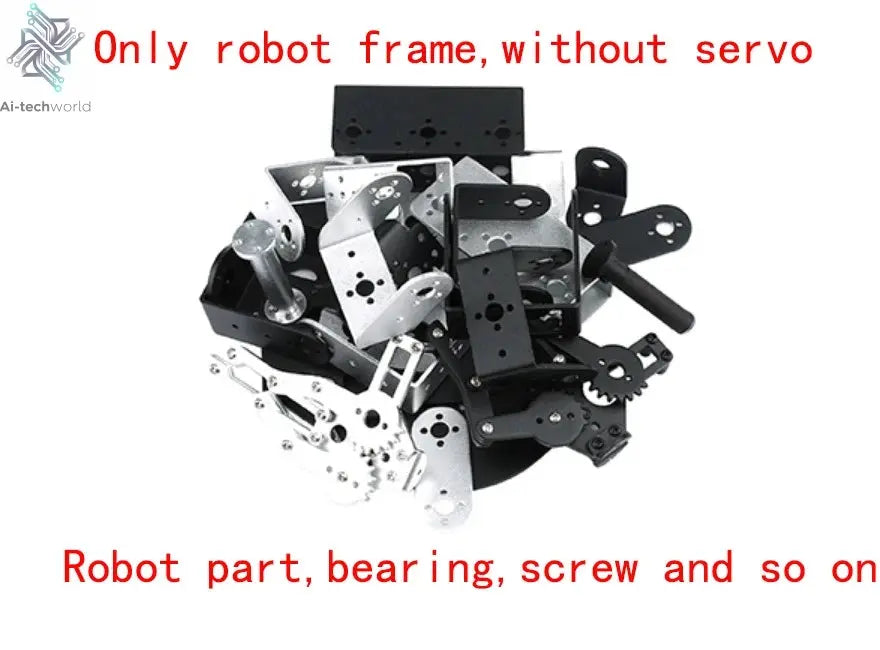 Automation Technology Multi Axis Robotic Arm Industrial Stepping Metal Manipulator For Arduino 2560 Robot DIY Kit with Suction Cup/Stepper Motor Claw Ai-TechWorld 