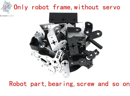 Automation Technology Multi Axis Robotic Arm Industrial Stepping Metal Manipulator For Arduino 2560 Robot DIY Kit with Suction Cup/Stepper Motor Claw Ai-TechWorld 