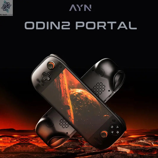 Ayn Odin2 Portal Pro/ Max Handheld Game Console 8Gen2 7Inch Touch Screen 8000mAh Wifi7.0 Android System Video Game Console Ai-TechWorld 
