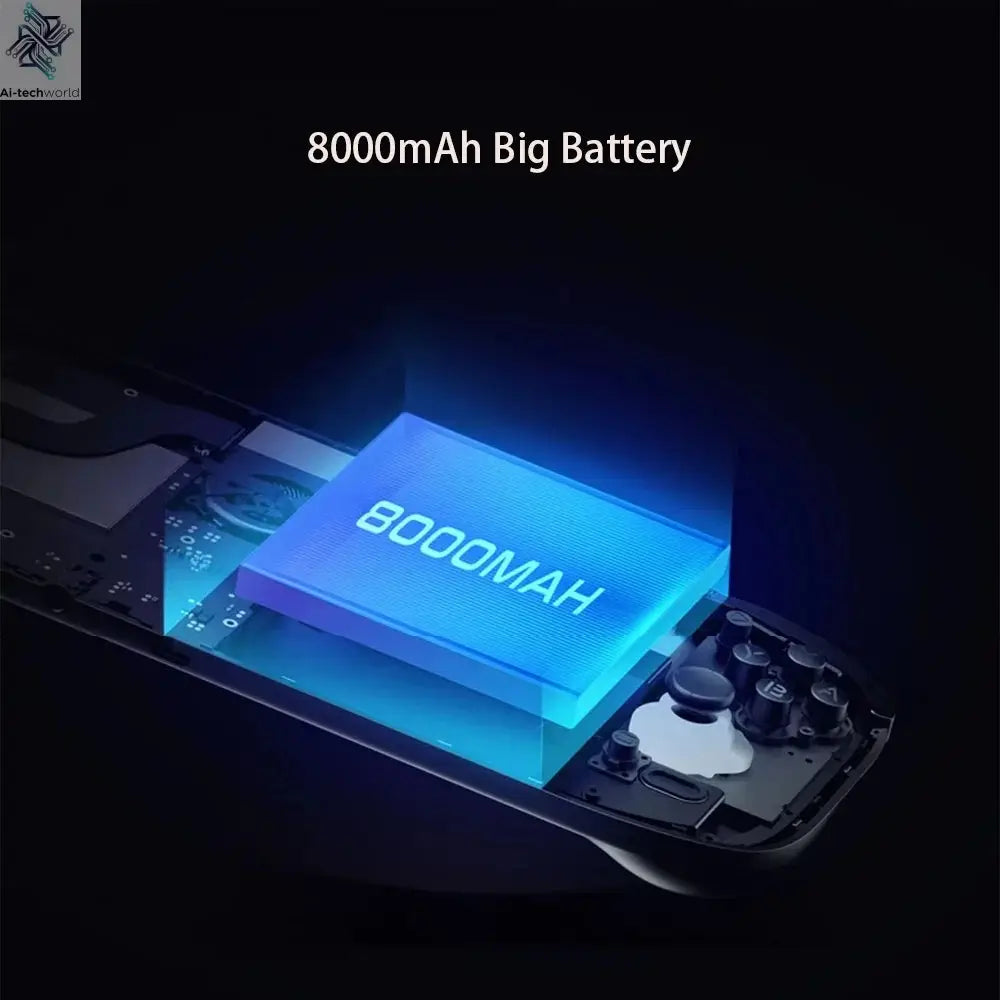 Ayn Odin2 Portal Pro/ Max Handheld Game Console 8Gen2 7Inch Touch Screen 8000mAh Wifi7.0 Android System Video Game Console Ai-TechWorld 