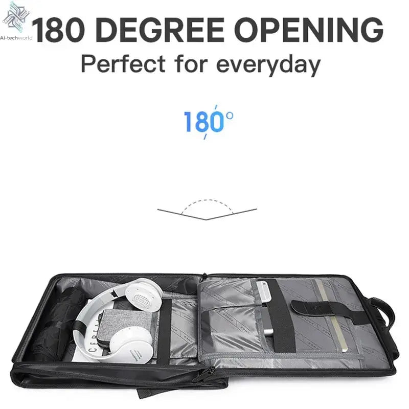BANGE New Business Backpack Men's Anti-Theft Computer Bag Big Capacity 14.1 Inch Laptop Bagpack Men Elegant Waterproof Ai-TechWorld 