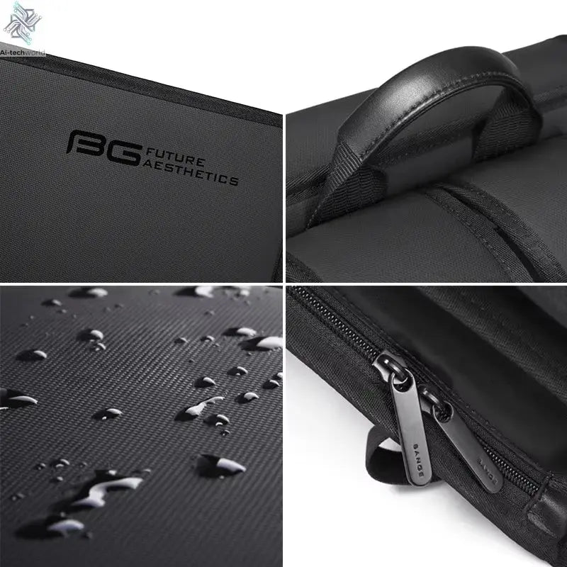 BANGE New Business Backpack Men's Anti-Theft Computer Bag Big Capacity 14.1 Inch Laptop Bagpack Men Elegant Waterproof Ai-TechWorld 