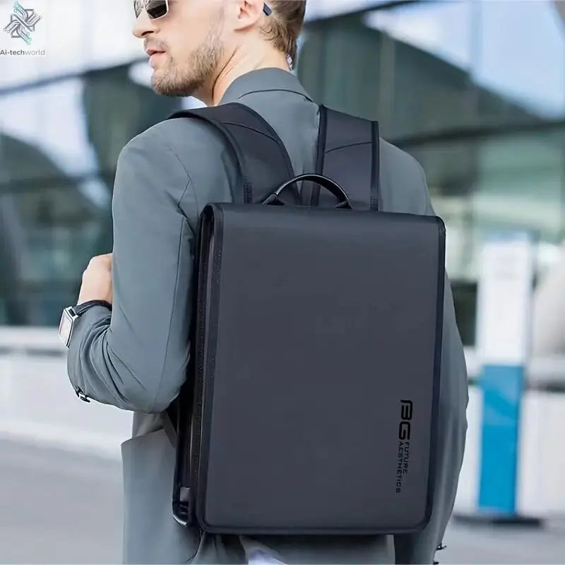 BANGE New Business Backpack Men's Anti-Theft Computer Bag Big Capacity 14.1 Inch Laptop Bagpack Men Elegant Waterproof Ai-TechWorld 