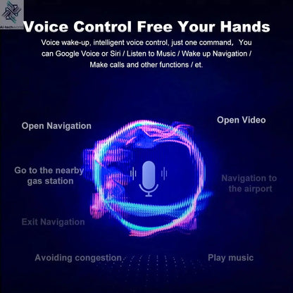 BEPOCAM 5"/6.25" Motorcycle GPS Navigation DVR Carplay Screen for Moto Dual Cameras Drive Recorder IPX7 Waterproof Moto Monitor Ai-TechWorld 