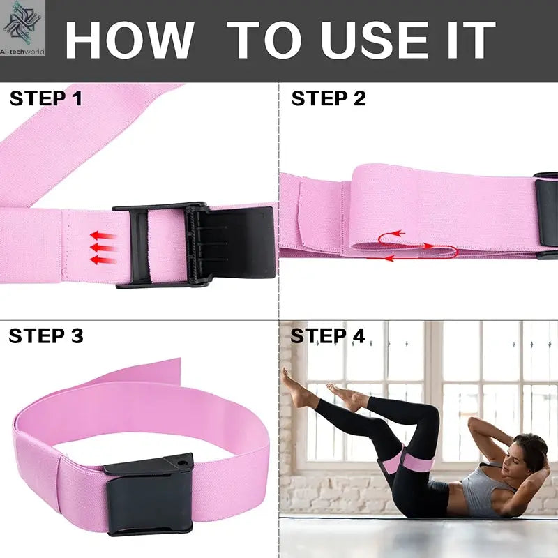 BFR Booty Bands Blood Flow Restriction Bands Resistance Butt Squat Thigh Glutes Hip Building Kaatsu Straps Gym Fitness Equipment Ai-TechWorld 