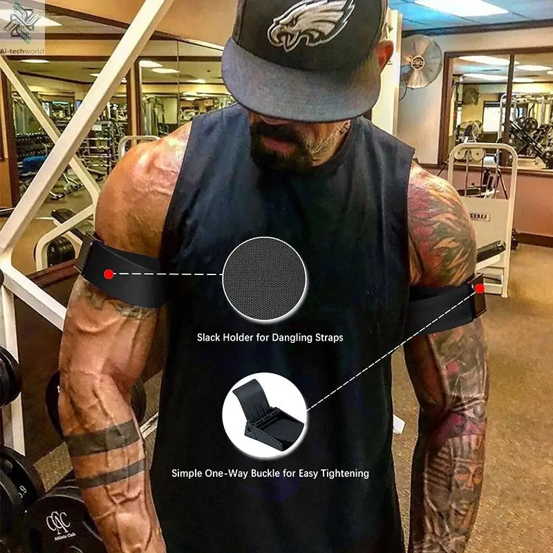 BFR Booty Bands Blood Flow Restriction Bands Resistance Butt Squat Thigh Glutes Hip Building Kaatsu Straps Gym Fitness Equipment Ai-TechWorld 
