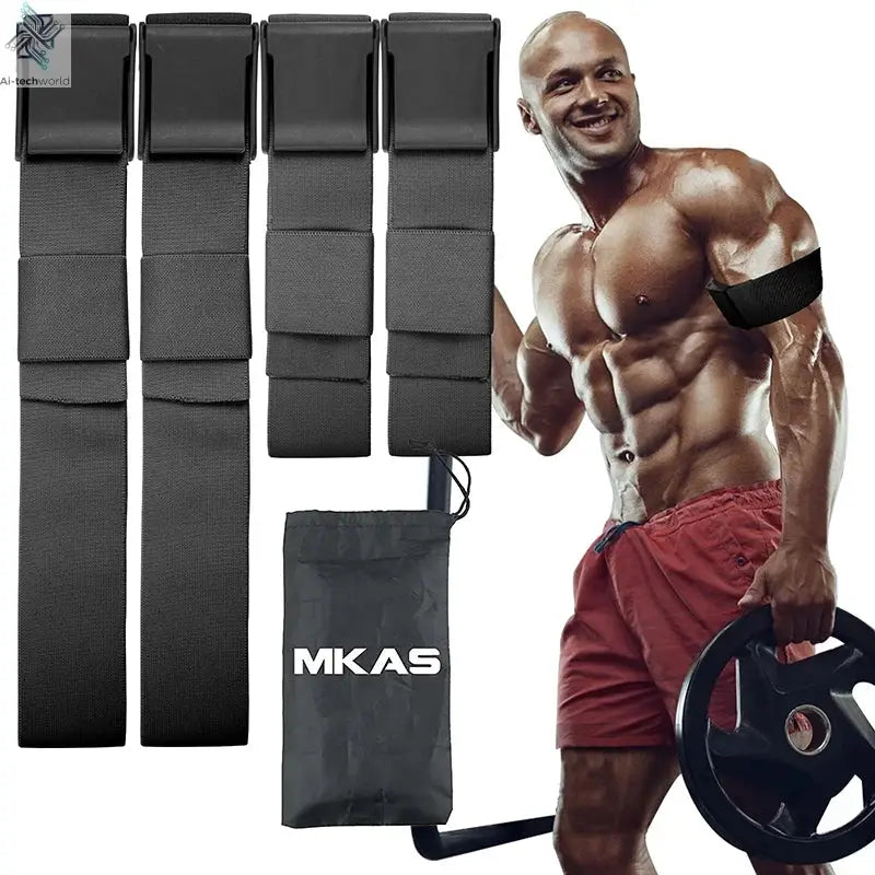 BFR Booty Bands Blood Flow Restriction Bands Resistance Butt Squat Thigh Glutes Hip Building Kaatsu Straps Gym Fitness Equipment Ai-TechWorld 