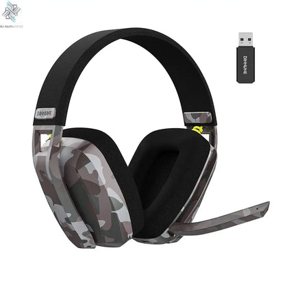 BINNUNE BW06 2.4GHz Wireless Gaming Headset with Mic for PS5 PS4 PC Mac Playstation Bluetooth Gaming Headset with Microphone Ai-TechWorld 