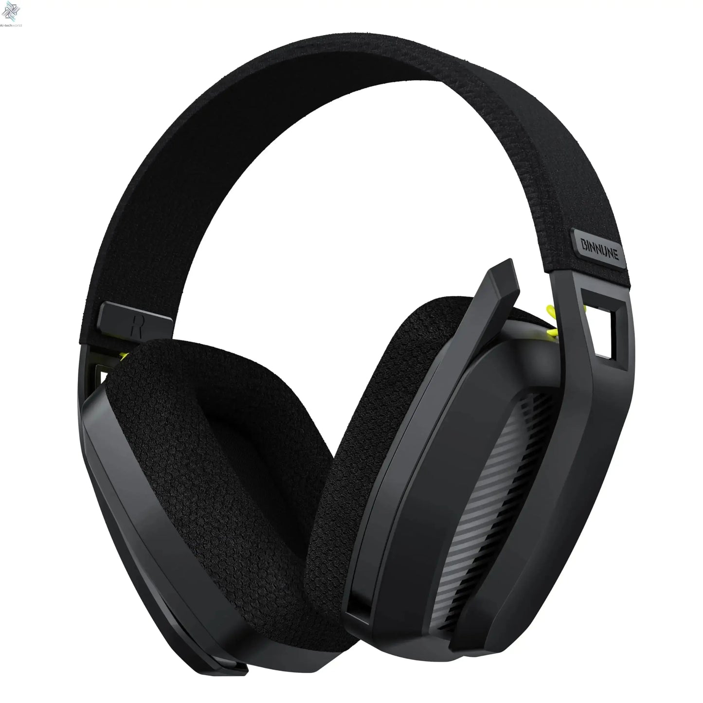 BINNUNE BW06 2.4GHz Wireless Gaming Headset with Mic for PS5 PS4 PC Mac Playstation Bluetooth Gaming Headset with Microphone Ai-TechWorld 