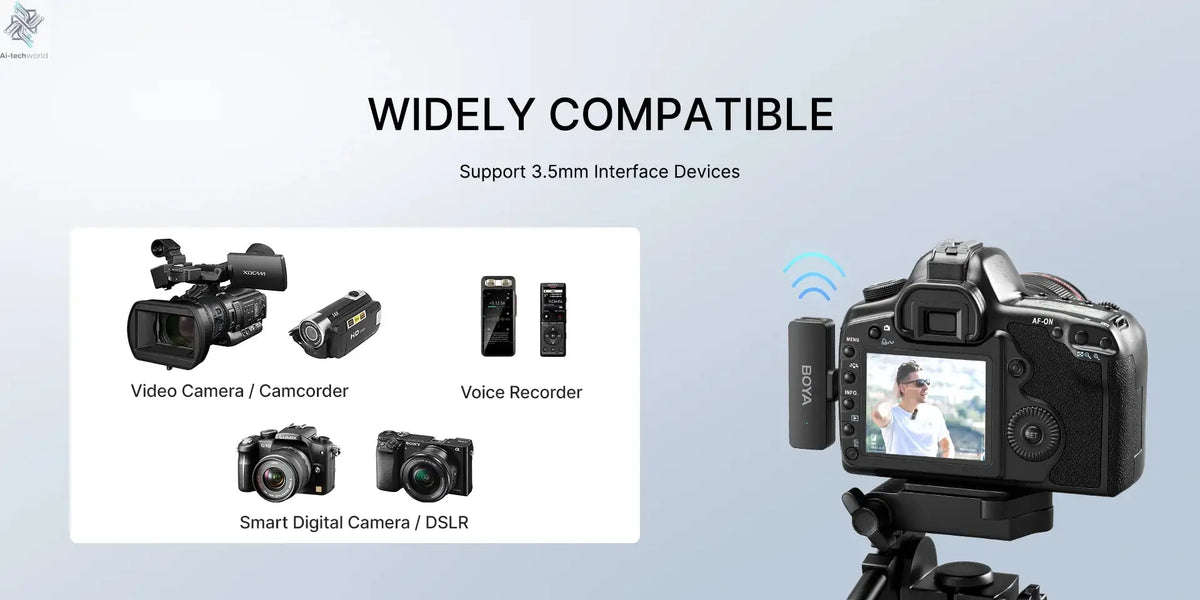 BOYA BY-V4 Wireless Lavalier Microphone for iPhone 15/16 Series Type C Smartphone 4-Channel Lapel Mic for Youtube Recording Vlog Ai-TechWorld 