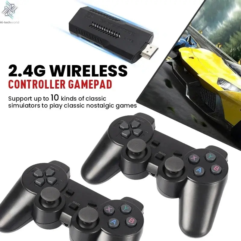 BOYHOM X2 Plus 256G 58000 Game 4K Game player 3D HD Retro Video Game Console Wireless Controller TV 50 Emulator For Kids Gifts Ai-TechWorld 