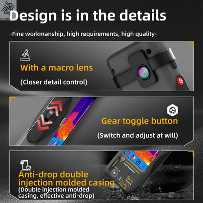 BSIDE SH7 Touch Thermal Imaging Multimeter with IR Camera,320*320 Resolution 20000 counts High Accuracy Voltage Test Pro Ai-TechWorld 