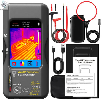 BSIDE SH7 Touch Thermal Imaging Multimeter with IR Camera,320*320 Resolution 20000 counts High Accuracy Voltage Test Pro Ai-TechWorld 