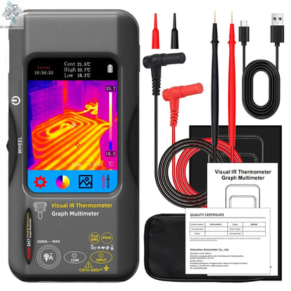 BSIDE SH7 Touch Thermal Imaging Multimeter with IR Camera,320*320 Resolution 20000 counts High Accuracy Voltage Test Pro Ai-TechWorld 