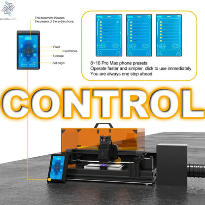 Back Glass Laser for iPhone 8-17 Series, Glue Removal Laser Engraving Seperator, w/Air Purifier&Cell Phone Repair Tool Ai-TechWorld 