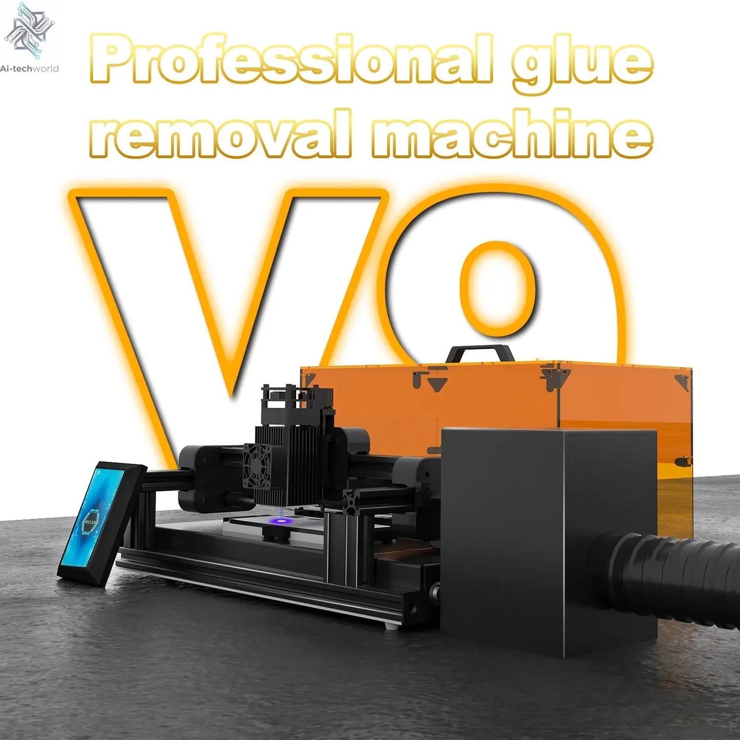 Back Glass Laser for iPhone 8-17 Series, Glue Removal Laser Engraving Seperator, w/Air Purifier&Cell Phone Repair Tool Ai-TechWorld 