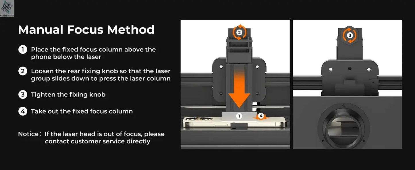 Back Glass Laser for iPhone 8-17 Series, Glue Removal Laser Engraving Seperator, w/Air Purifier&Cell Phone Repair Tool Ai-TechWorld 