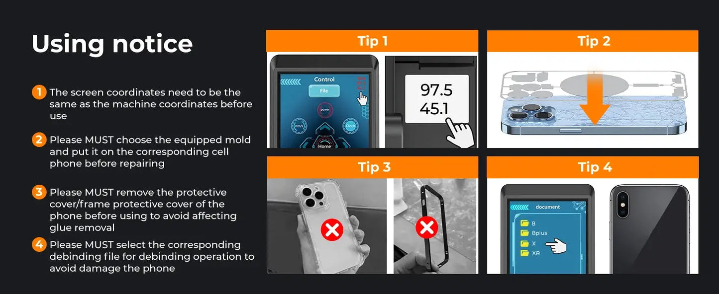 Back Glass Laser for iPhone 8-17 Series, Glue Removal Laser Engraving Seperator, w/Air Purifier&Cell Phone Repair Tool Ai-TechWorld 