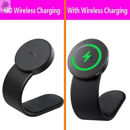 Baseus 15W Magnetic Charging Phone Holder Wireless Charger Phone Bracket for iPhone 12 13 14 15 Pro Max Dashborad Center Console Ai-TechWorld 