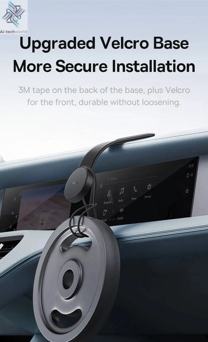 Baseus 15W Magnetic Charging Phone Holder Wireless Charger Phone Bracket for iPhone 12 13 14 15 Pro Max Dashborad Center Console Ai-TechWorld 