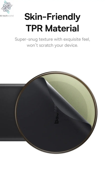Baseus 15W Magnetic Charging Phone Holder Wireless Charger Phone Bracket for iPhone 12 13 14 15 Pro Max Dashborad Center Console Ai-TechWorld 