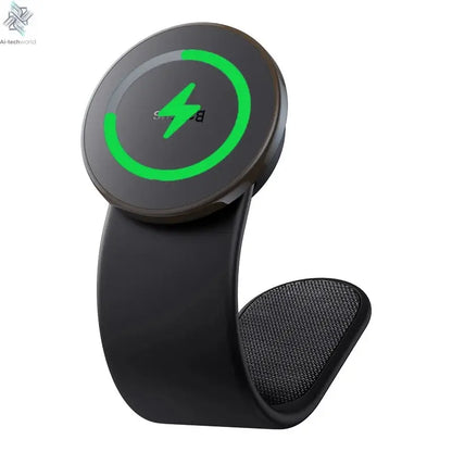 Baseus 15W Magnetic Charging Phone Holder Wireless Charger Phone Bracket for iPhone 12 13 14 15 Pro Max Dashborad Center Console Ai-TechWorld 
