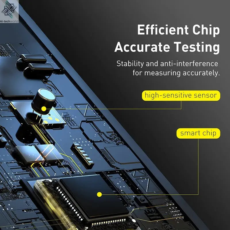 Baseus LED Display Automatic Alcohol Tester Professional Breath Alcohol Tester Rechargeable Breathalyzer Alcohol Test Tools Ai-TechWorld 