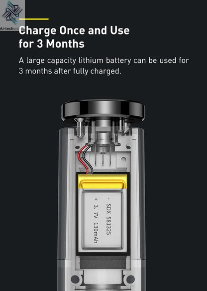 Baseus LED Display Automatic Alcohol Tester Professional Breath Alcohol Tester Rechargeable Breathalyzer Alcohol Test Tools Ai-TechWorld 