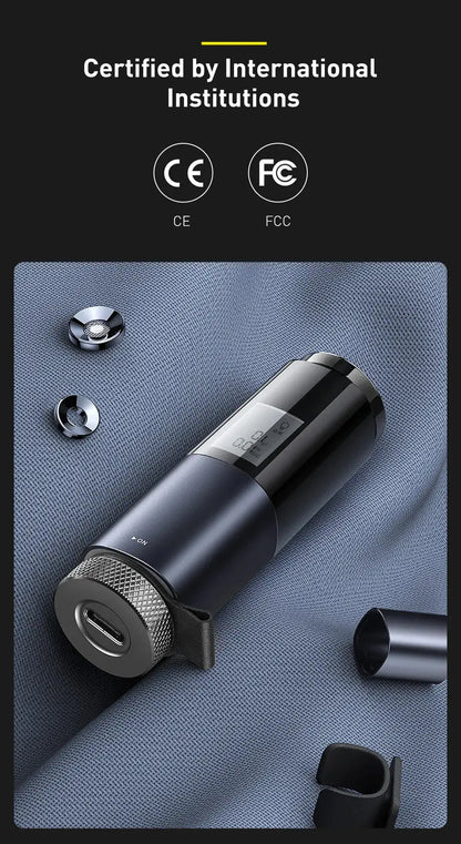 Baseus LED Display Automatic Alcohol Tester Professional Breath Alcohol Tester Rechargeable Breathalyzer Alcohol Test Tools Ai-TechWorld 