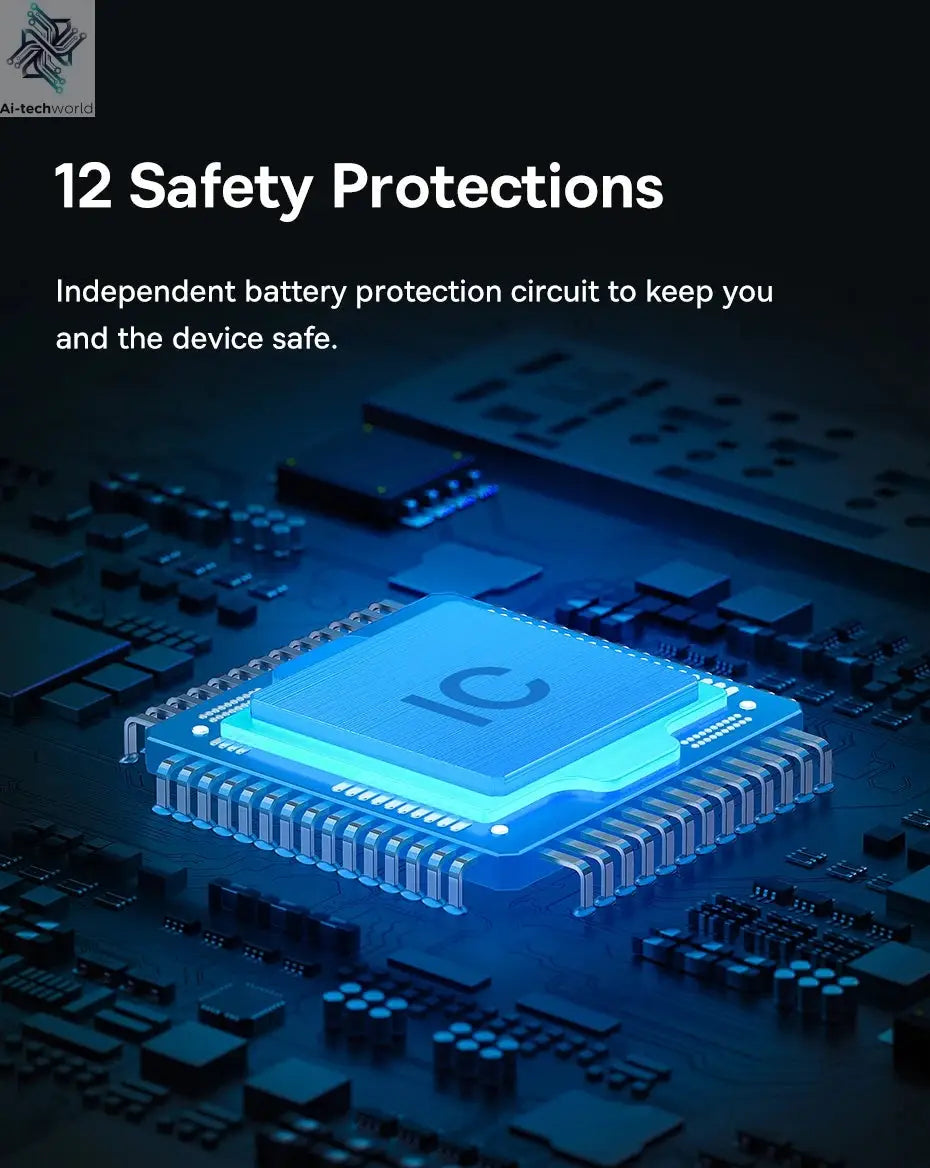 Baseus Wireless Air Pump Portable Tire Inflator Air Compressor with Digital Display for Car Motorcycles Bicycle Electric Pump Ai-TechWorld 