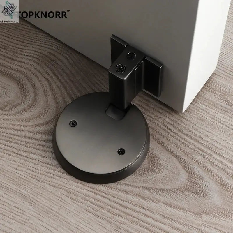 Bedroom Windproof Floor Suction No Punching Bathroom Invisible Door Touch Door Stop Non-magnetic Push Mechanical Door Suction Ai-TechWorld 