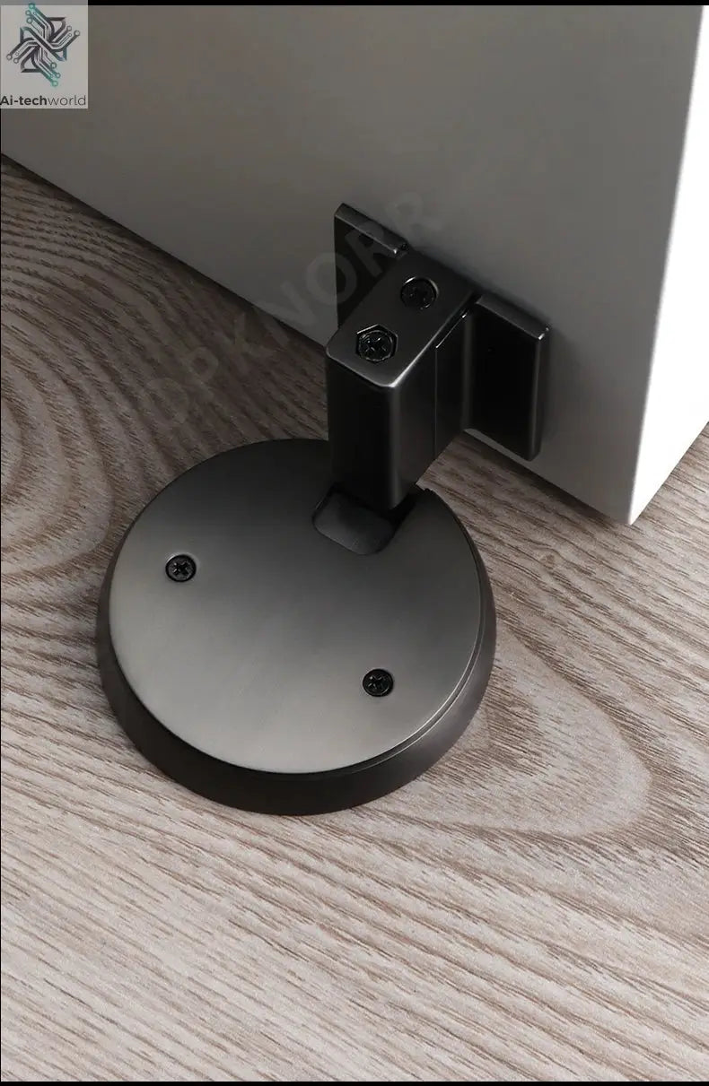 Bedroom Windproof Floor Suction No Punching Bathroom Invisible Door Touch Door Stop Non-magnetic Push Mechanical Door Suction Ai-TechWorld 