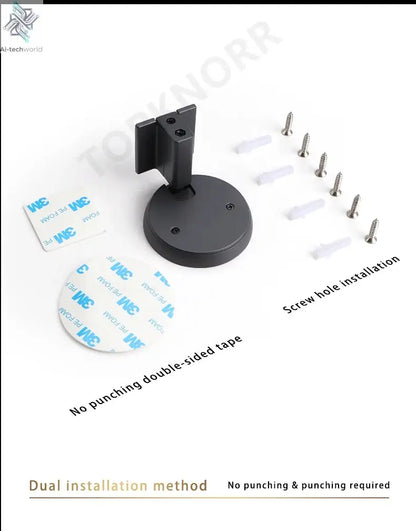 Bedroom Windproof Floor Suction No Punching Bathroom Invisible Door Touch Door Stop Non-magnetic Push Mechanical Door Suction Ai-TechWorld 