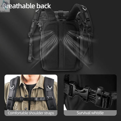 Besnfoto Waterproof Hard Shell Photography Backpack for DJI Drones & DSLR Cameras, Travel Shoulder Handbag Storage Case - Ai-TechWorld