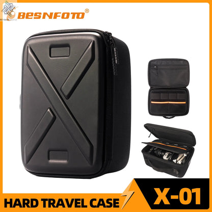 Besnfoto Waterproof Hard Shell Photography Backpack for DJI Drones & DSLR Cameras, Travel Shoulder Handbag Storage Case - Ai-TechWorld