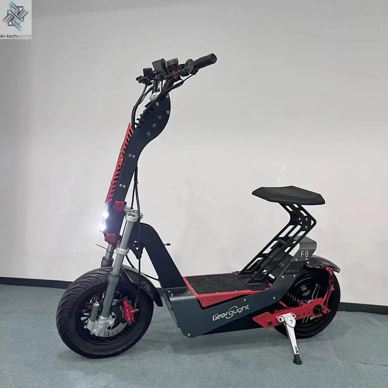 Best Selling 80MPH 90MPH Fast Electric Scooter 72V 15000W QS Racing Motor Votol 180A Controller F8 E Scooters with Damper Ai-TechWorld 