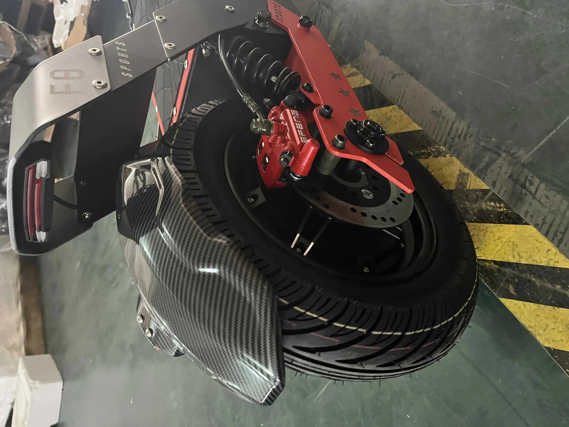 Best Selling 80MPH 90MPH Fast Electric Scooter 72V 15000W QS Racing Motor Votol 180A Controller F8 E Scooters with Damper Ai-TechWorld 