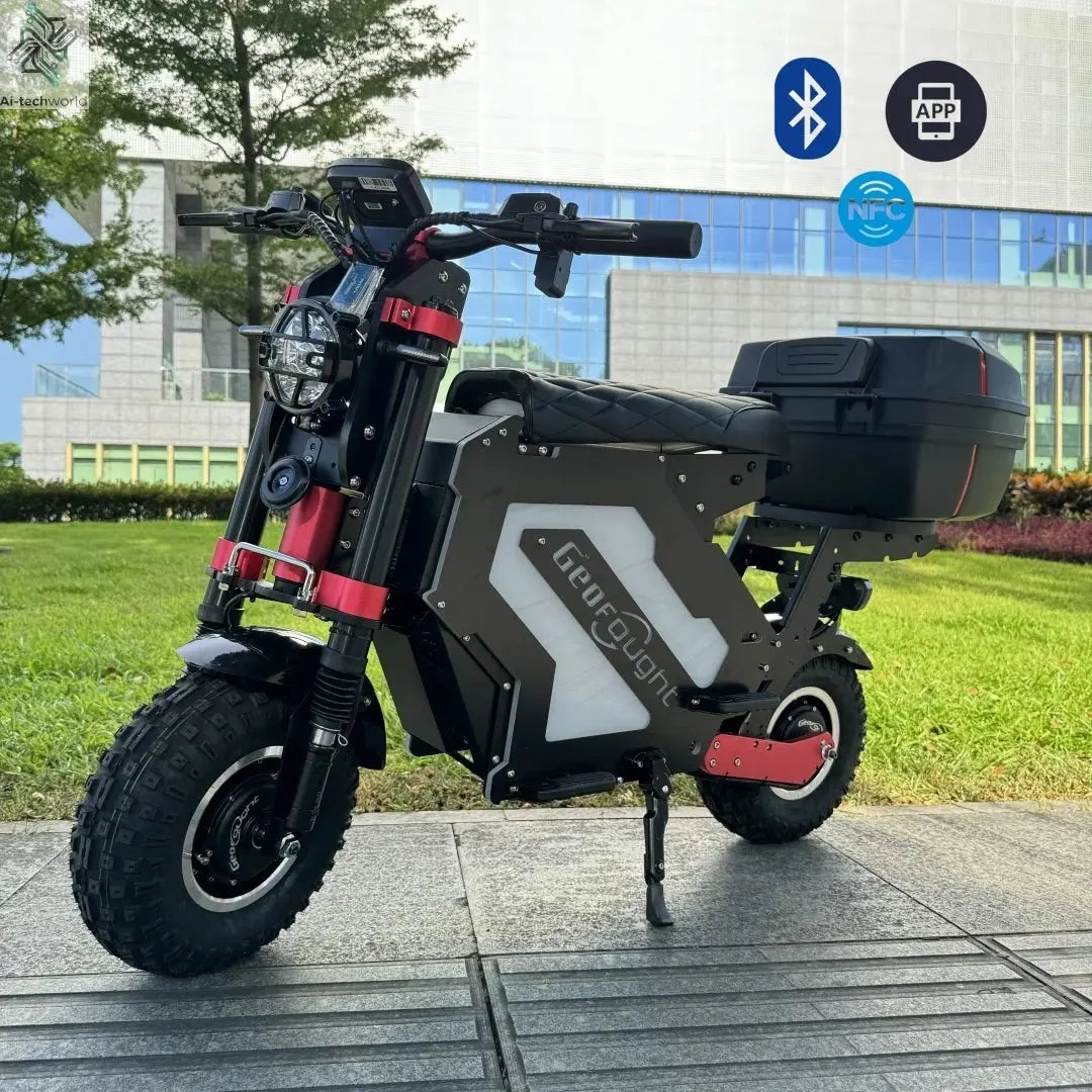 Best Selling 80MPH 90MPH Fast Electric Scooter 72V 15000W QS Racing Motor Votol 180A Controller F8 E Scooters with Damper Ai-TechWorld 