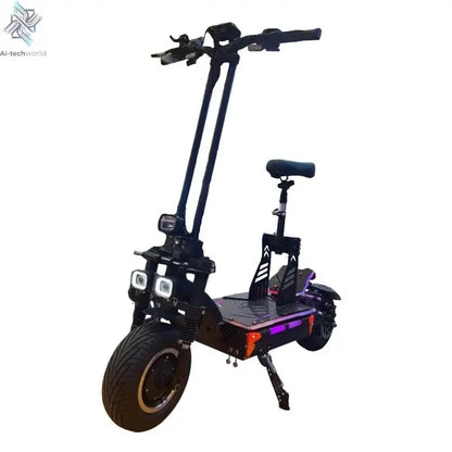 Best Selling 80MPH 90MPH Fast Electric Scooter 72V 15000W QS Racing Motor Votol 180A Controller F8 E Scooters with Damper Ai-TechWorld 