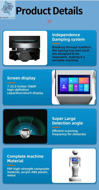 Bionic Humanoid Robot, Real Robot, Beauty Robot, Emotional Exchange and Life Interaction, Welcome Reception Robot Ai-TechWorld 