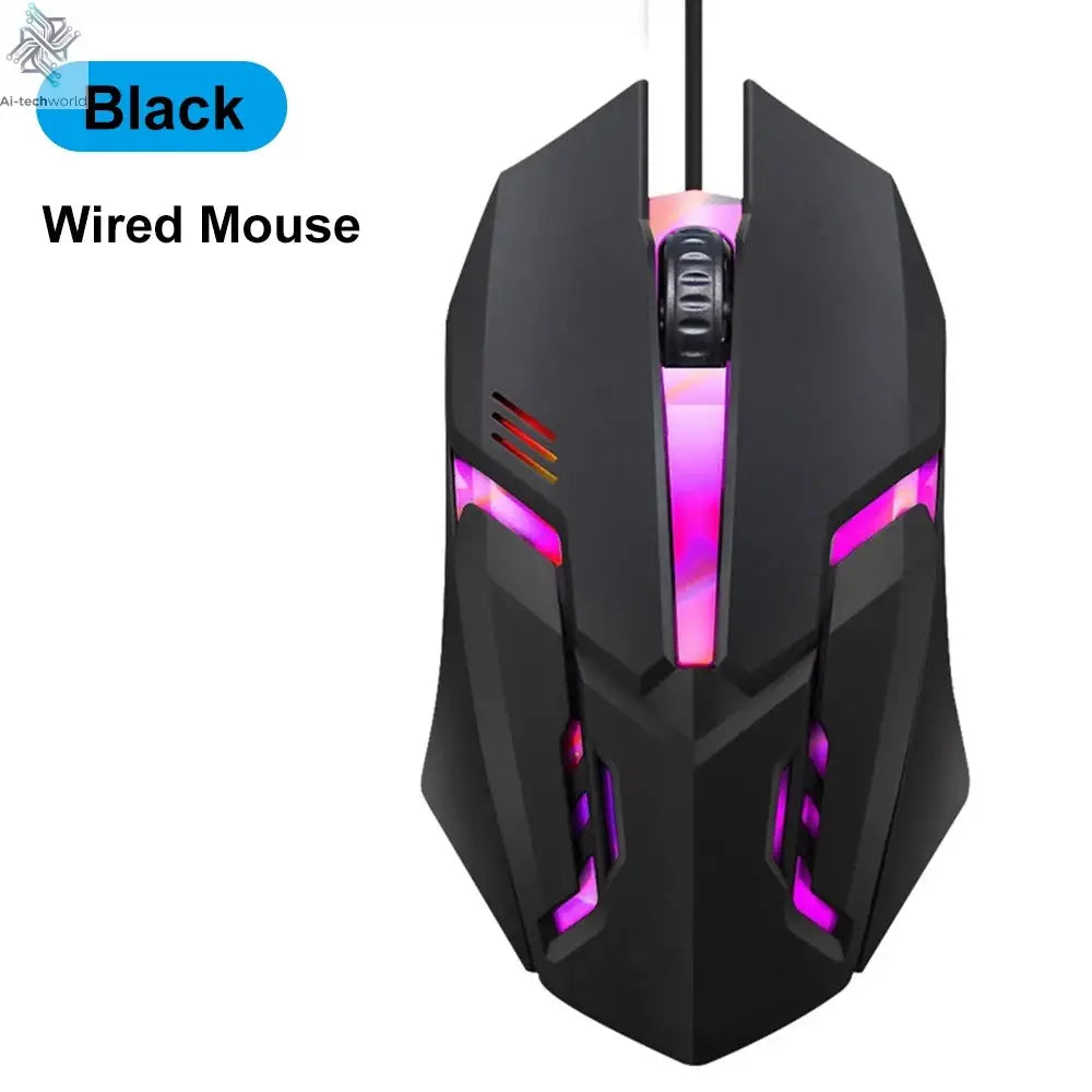 Bluetooth 5.2 Mouse RGB 2.4G Wireless Mouse Dual-Mode Gaming Mouse 6 Buttons Silent Mouse For MacBook Tablet Laptops Computer Ai-TechWorld 