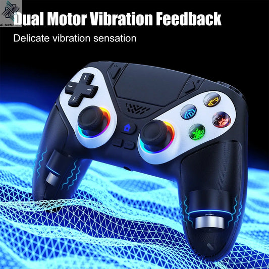 Bluetooth Gamepad For Playstation 5 Wireless Controller Ps5 Pc Console Controller With Turbo Dual Sense Vibrate Programming Ai-TechWorld 