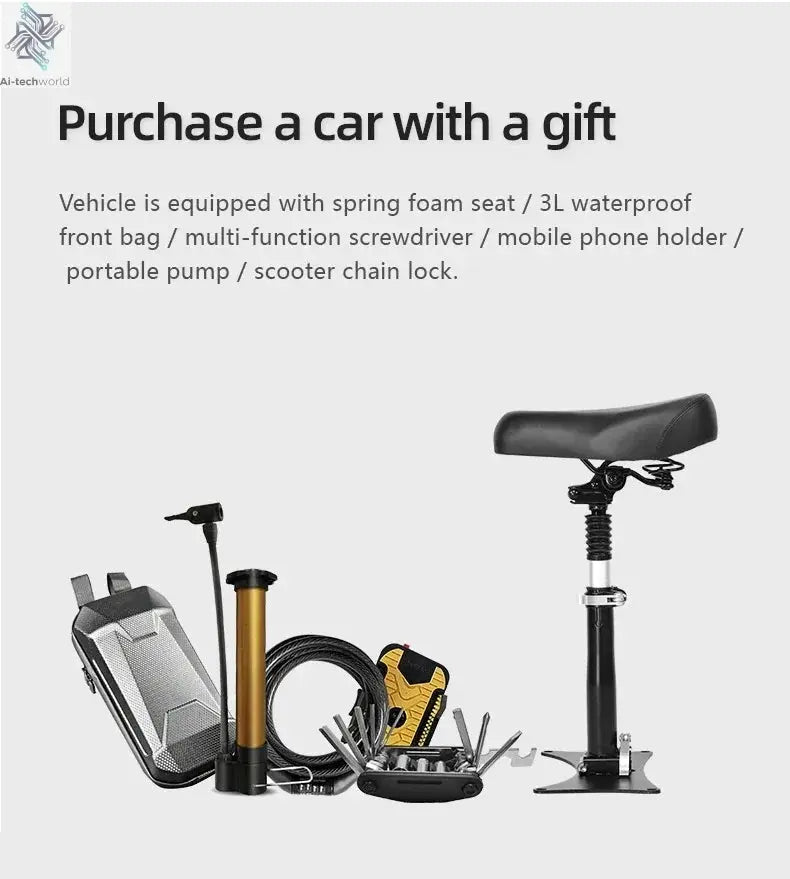 Boyueda S3 EScooters 6000W Dual Motor 60V38ah Hydraulic Oil Brake Electric Scooter Aldult 11 Inch Off-road Vacuum Tire E-Scooter Ai-TechWorld 