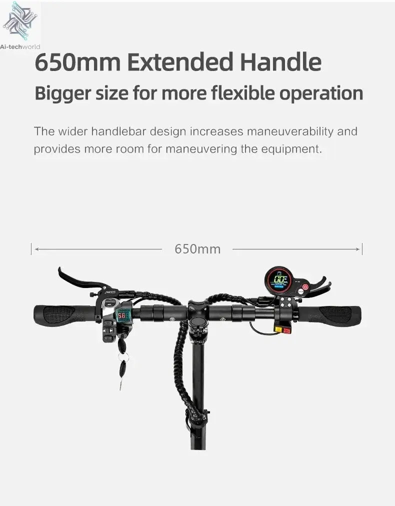 Boyueda S3 EScooters 6000W Dual Motor 60V38ah Hydraulic Oil Brake Electric Scooter Aldult 11 Inch Off-road Vacuum Tire E-Scooter Ai-TechWorld 